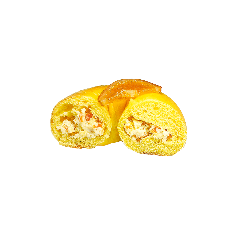 Zoete en verfrissende sinaasappelroomkaasbagel Zoete en verfrissende sinaasappelroomkaasbagel