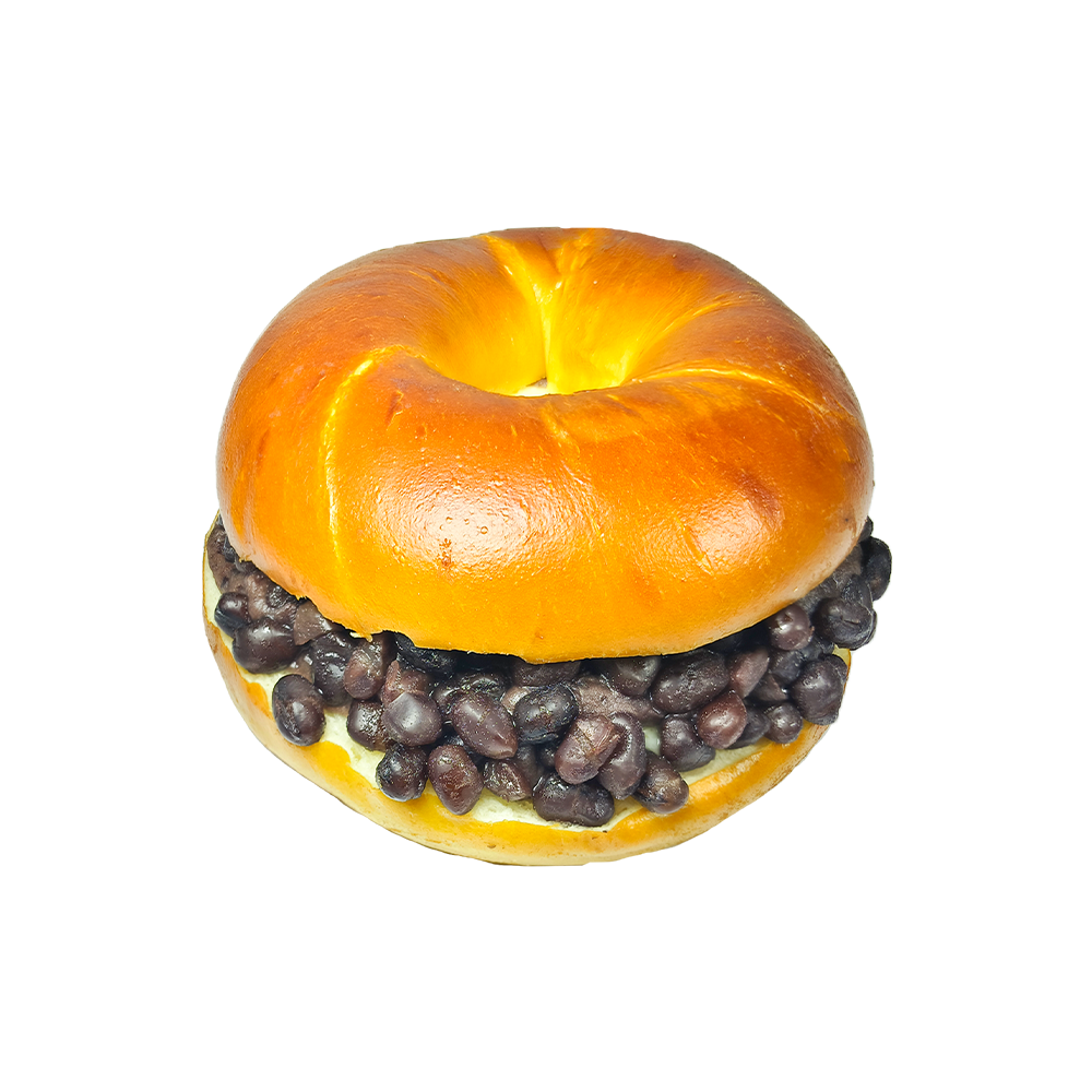Pretzel Rode Bonen Roomkaas Bagel Pretzel Rode Bonen Roomkaas Bagel