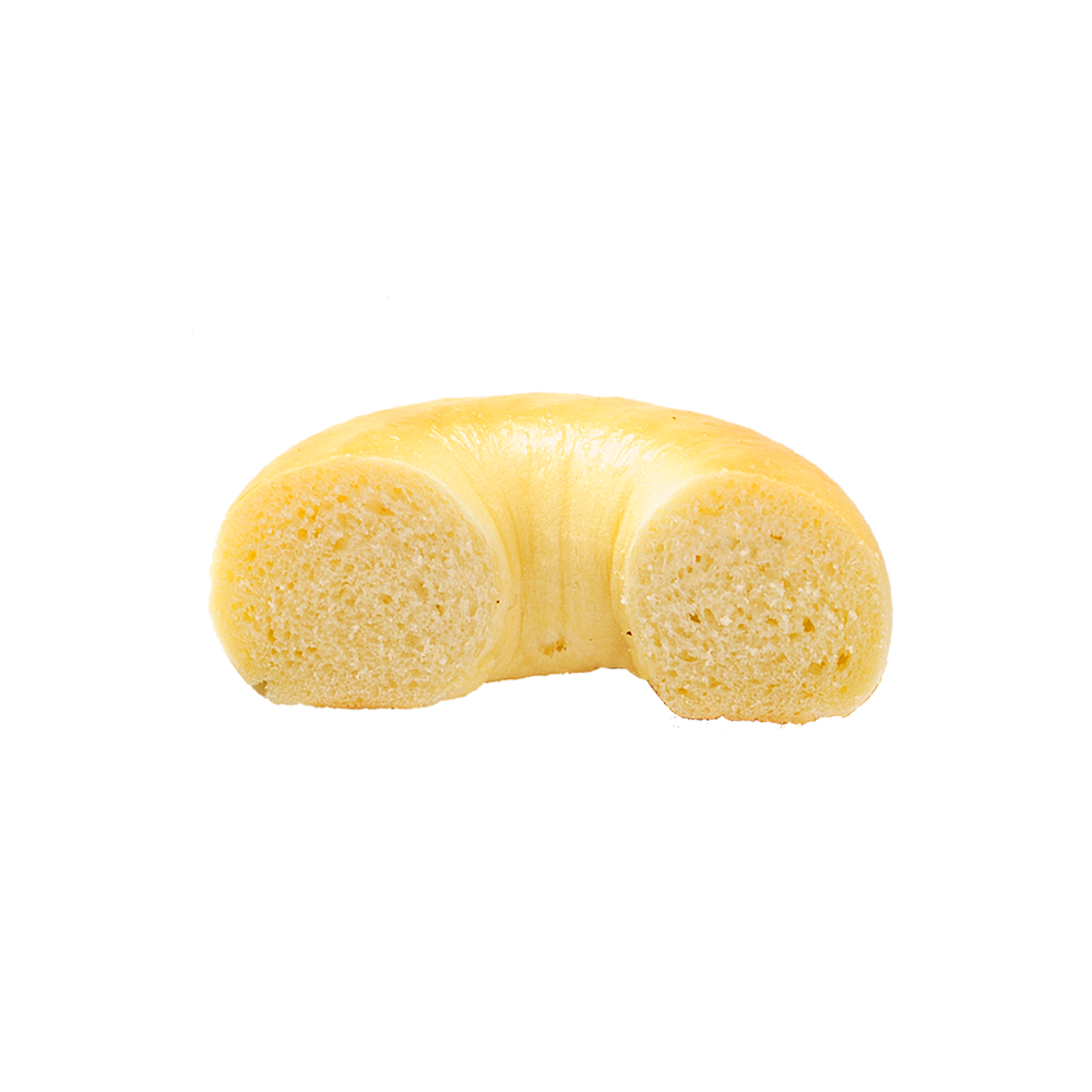 Glanzende en broze gewone bagel